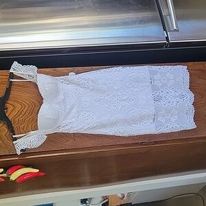 Bebe crochet dress